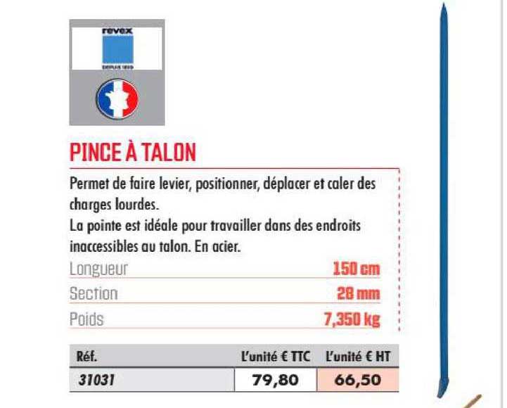 pince à talon
