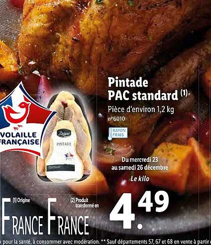 Pintade Pac Standard Deluxe