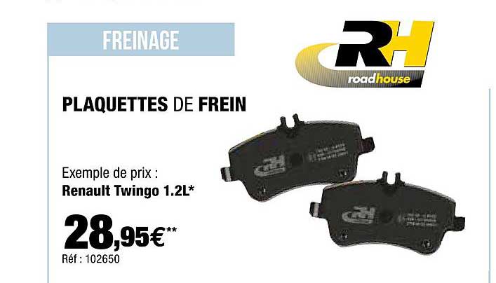 plaquette de frein road house