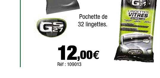 Pochette De 32 Lingettes Gs27