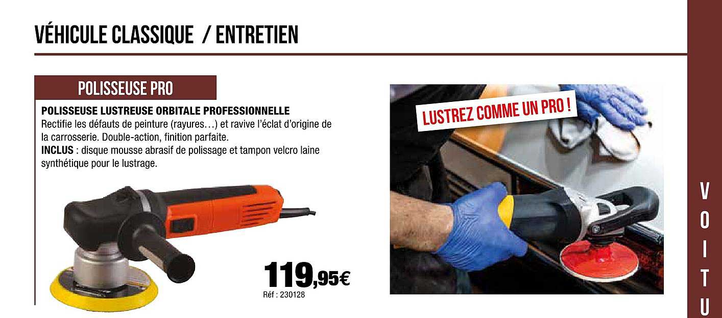 Polisseuse Lustreuse Orbitale Professionnelle