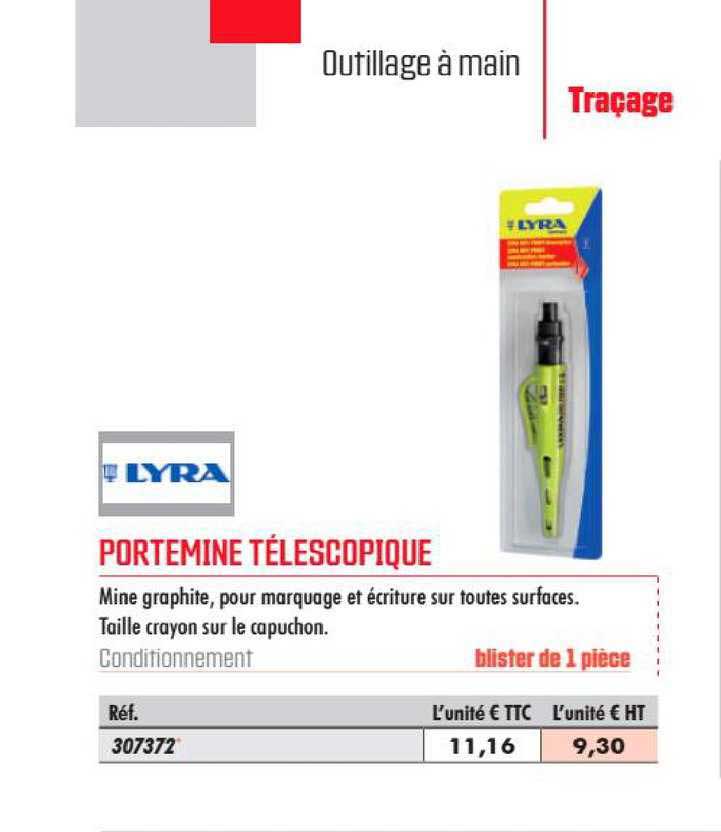 portemine télescopique lyra
