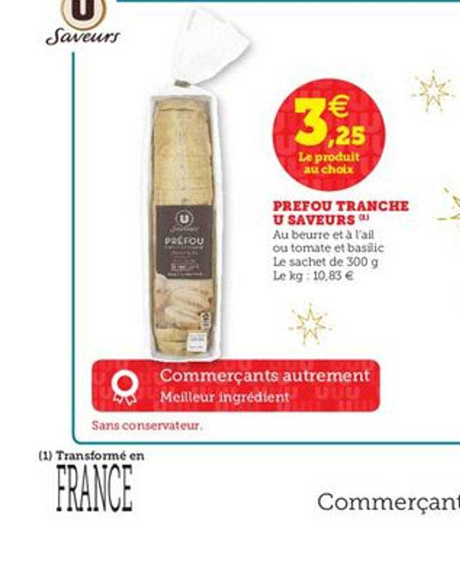 Préfou Tranche U Saveurs