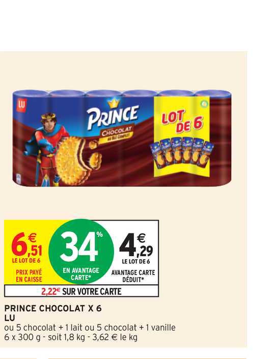 Prince Chocolat X6 Lu