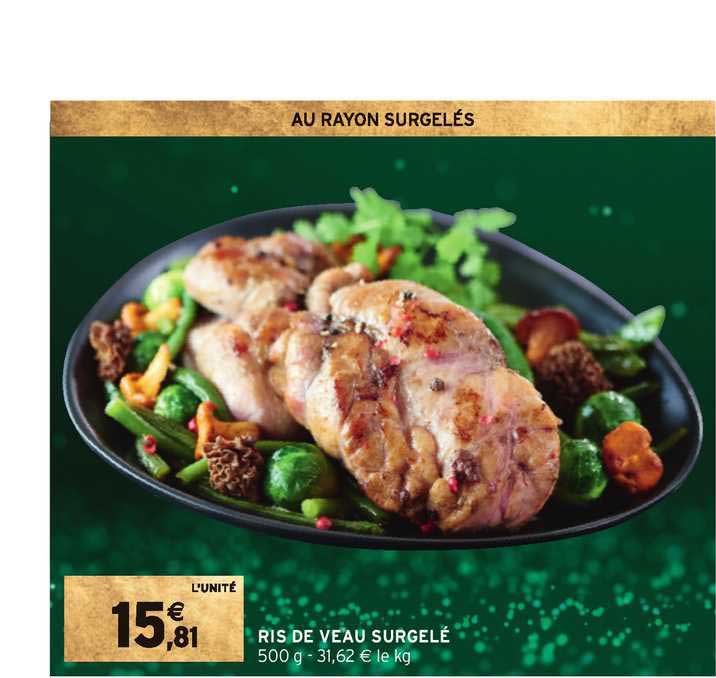 ris de veau surgelé