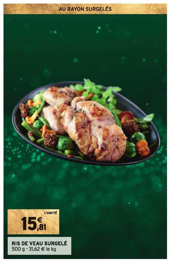 ris de veau surgelé