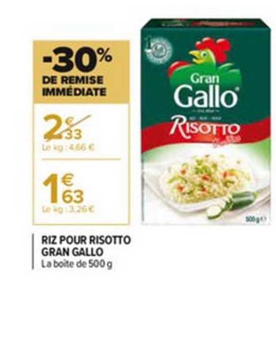 riz pour risotto gran  gallo