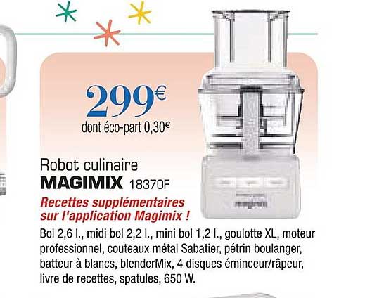 robot culinaire magimix 18370f