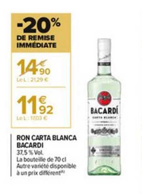 Ron Carta Blanca Bacardi