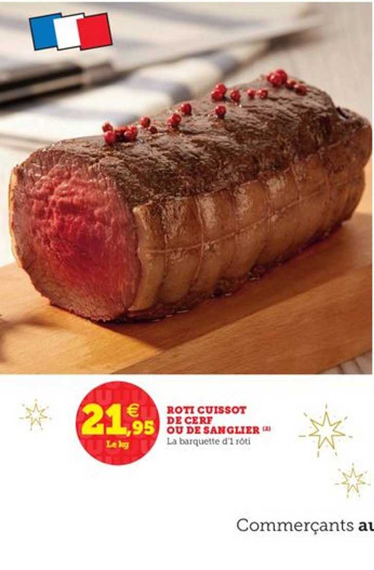 rôti cuissot de cerf ou de sanglier