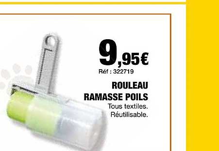 rouleau ramasse poils