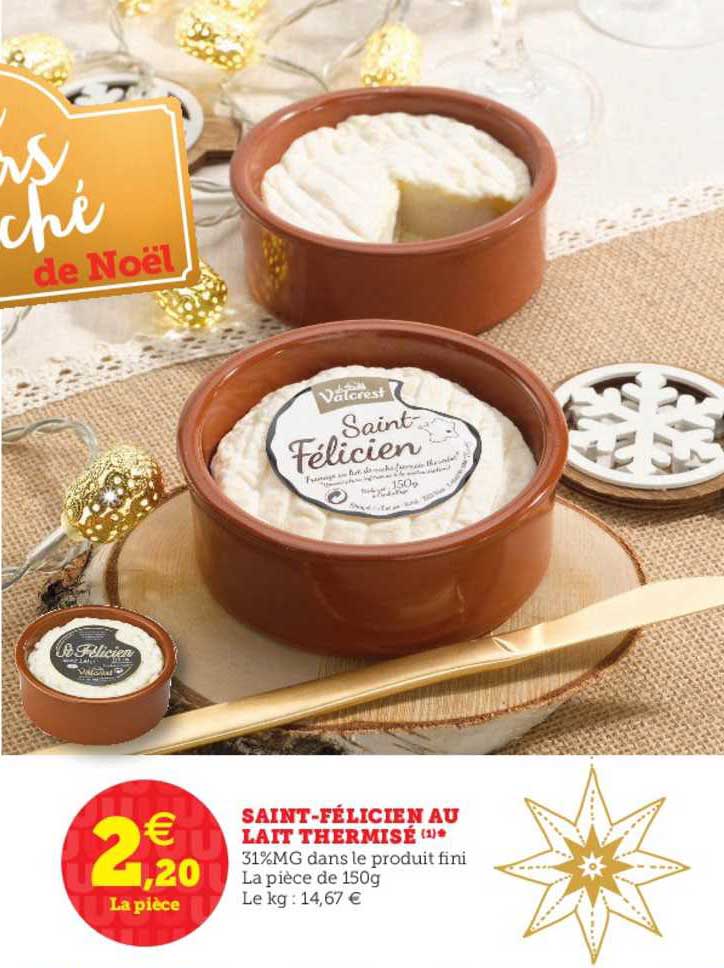 saint félicien au lait thermisé