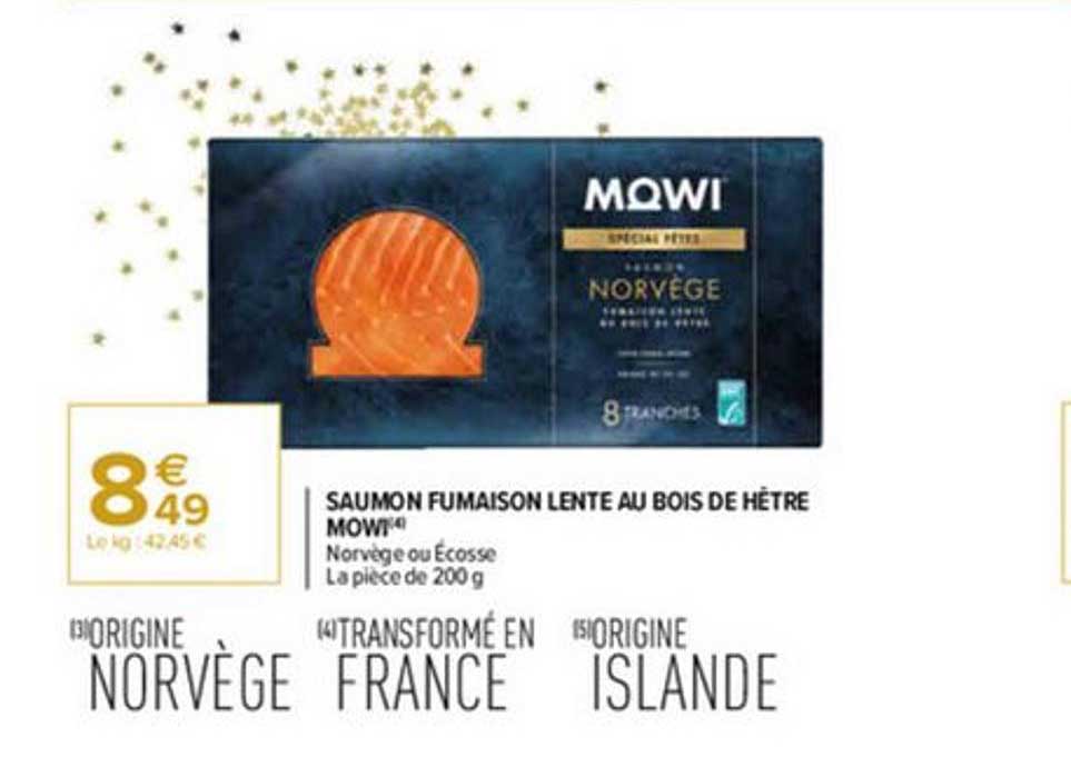 Saumon Fumaison Lente Au Bois De Hètre Mowi