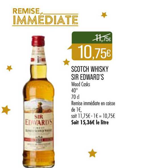 scotch whisky sir edward's