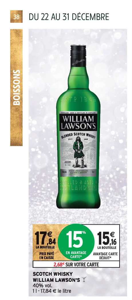 scotch whisky william lawson's