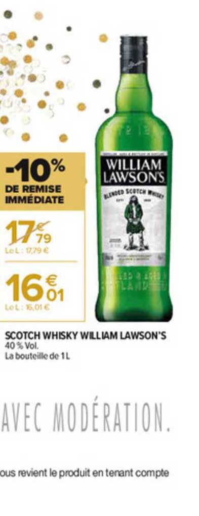 scotch whisky william lawson's