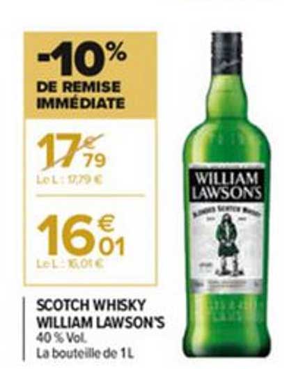 scotch whisky william lawson's