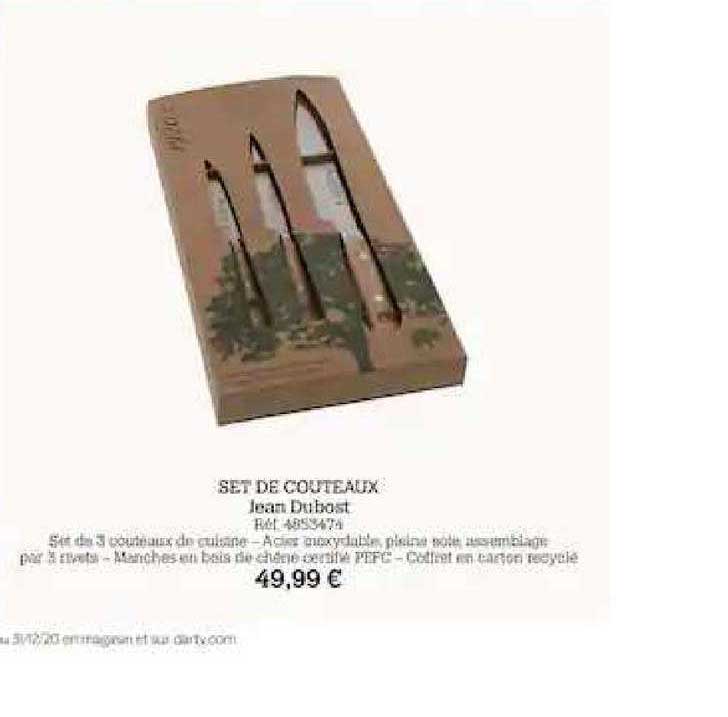 set de couteaux jean dubost