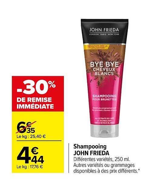 shampooing john frieda