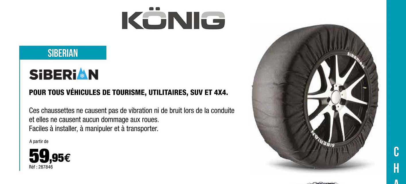 siberian pour tous véhicules de tourisme, utilitaires, suv et 4x4