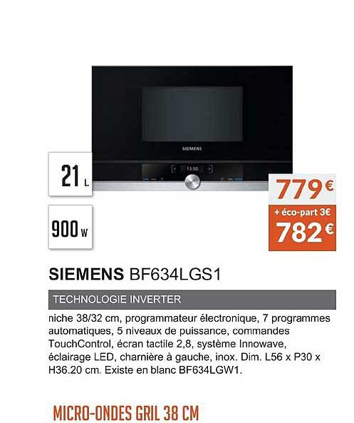 siemens bf634lgs1 technologie inverter