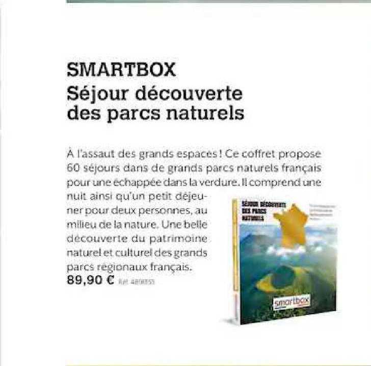 Smartbox Séjour Découverte Des Parcs Naturels