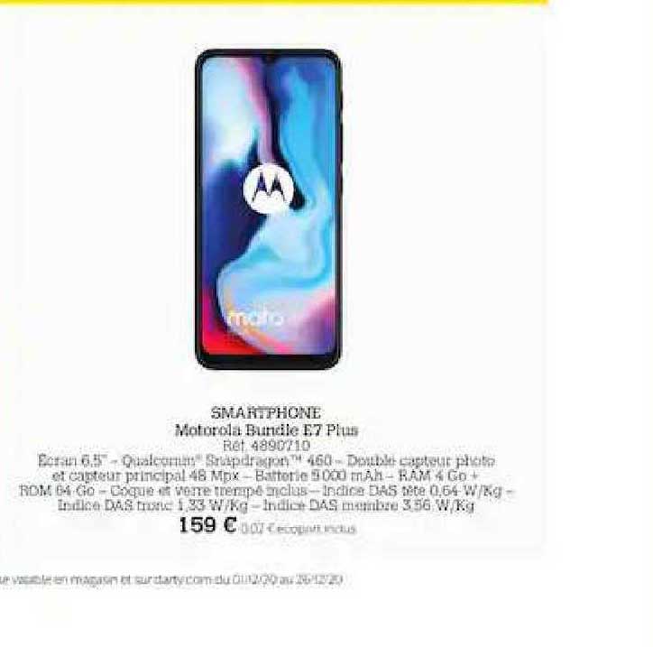 smartphone motorola bundle e7 plus