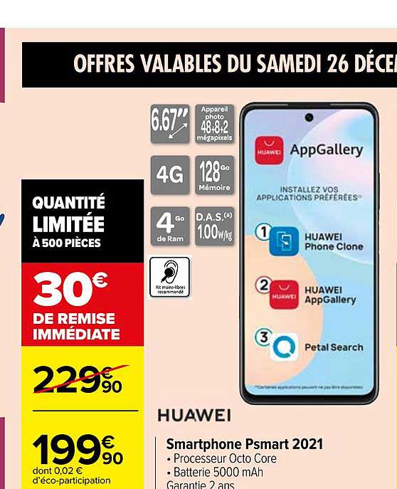 smartphone psmart 2021 huawei