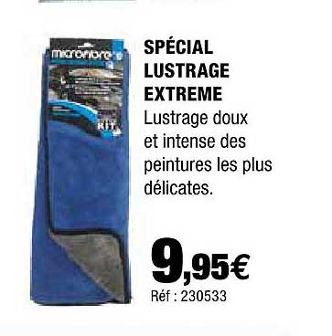 Spécial Lustrage Extreme Microfibre