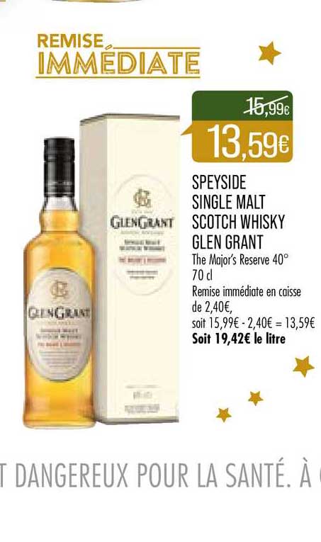 speyside single malt scotch whisky glen grant