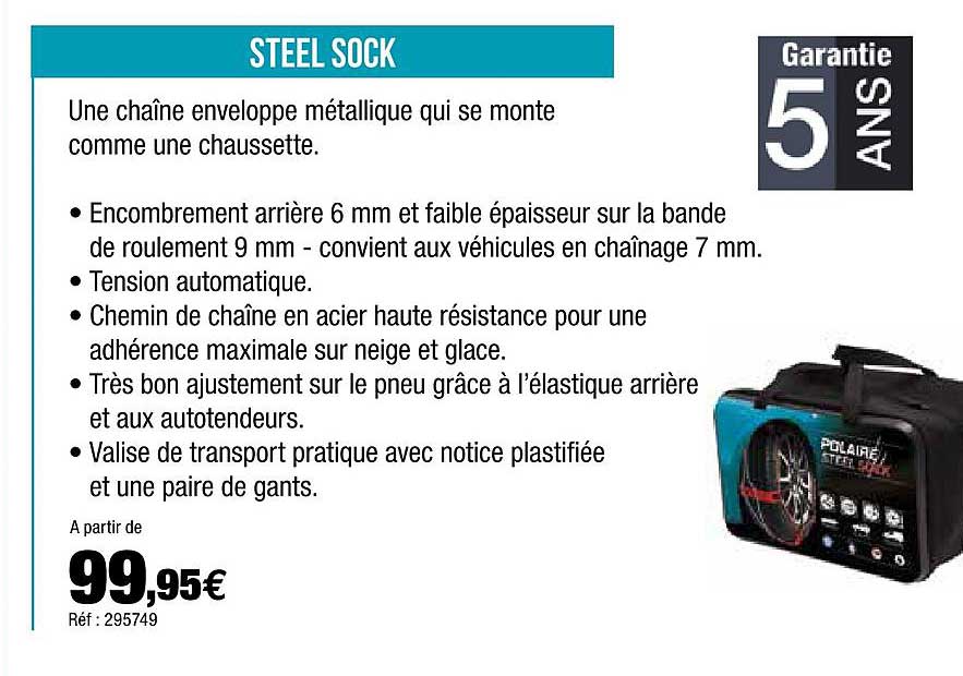 steel sock polaire