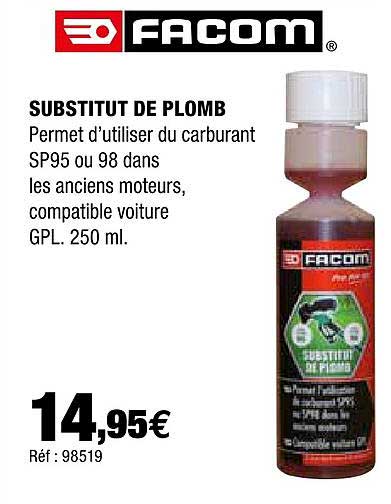 substitut de plomb facom