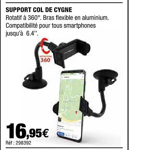 support col de cygne