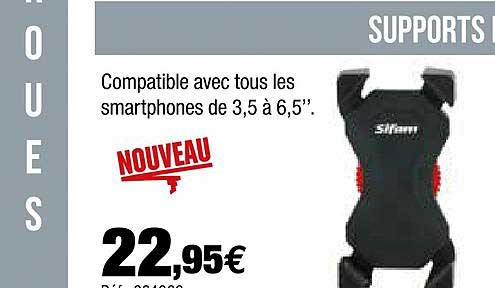 supports de téléphones compatible avec tous les smartphones de 3,5 à 6,5"