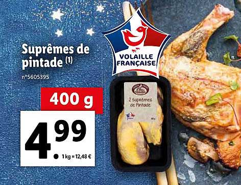 suprêmes de pintade
