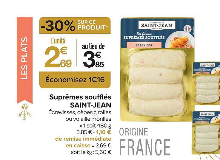 suprêmes soufflés saint jean