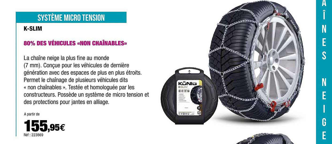 système micro tension k-slim könig