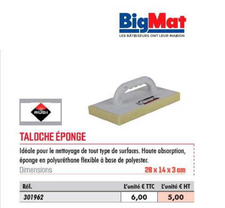 taloche éponge rubi