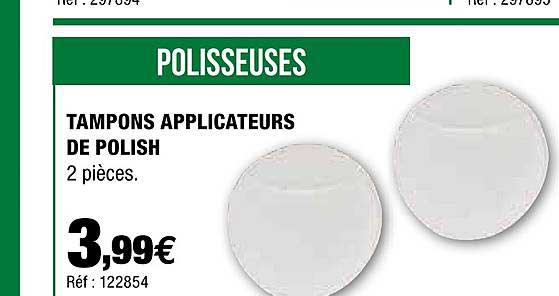 tampons applicateurs de polish