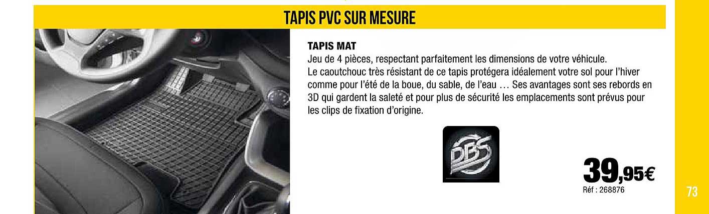 tapis pvc sur mesure tapis mat