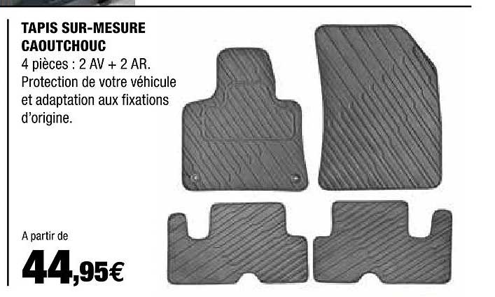 tapis sur-mesure caoutchouc