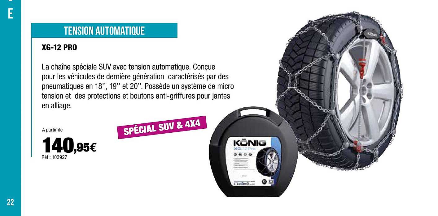 tension automatique xg-12 pro könig