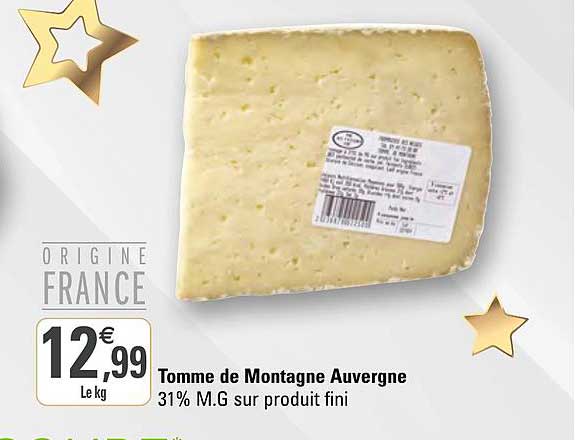 Tomme De Montagne Auvergne