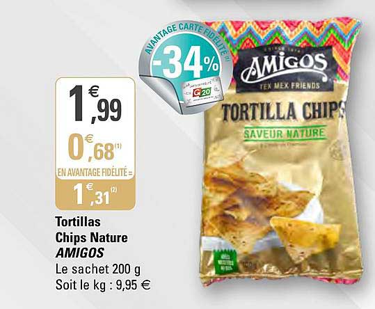 Tortillas Chips Nature Amigos