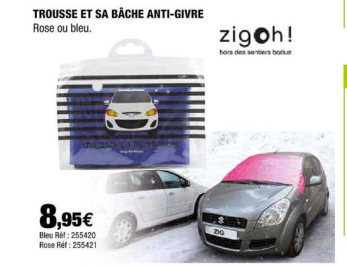 trousse et sa bâche anti-givre zigoh!
