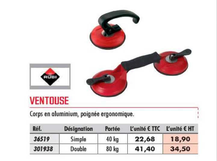 ventouse rubi