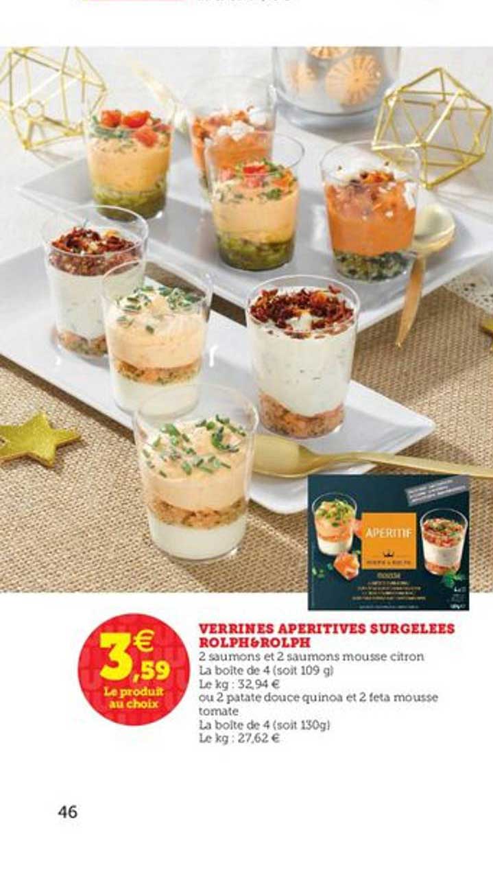 Verrines Apéritives Surgelées Rolph&rolph