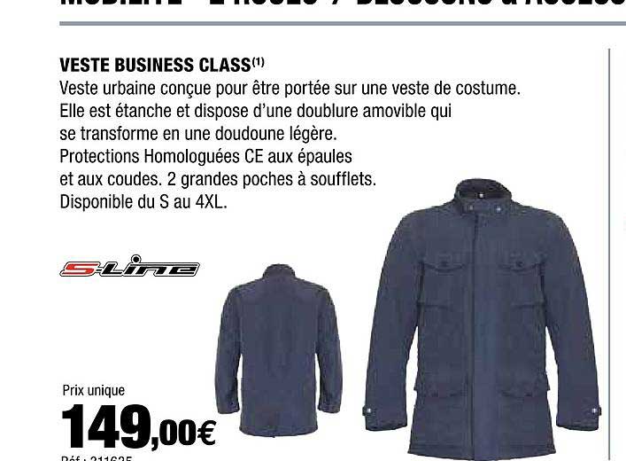 veste business class s-line