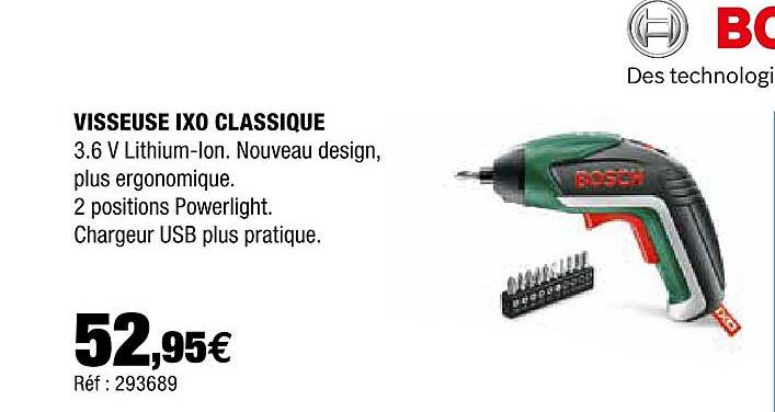 visseuse ixo classique bosch