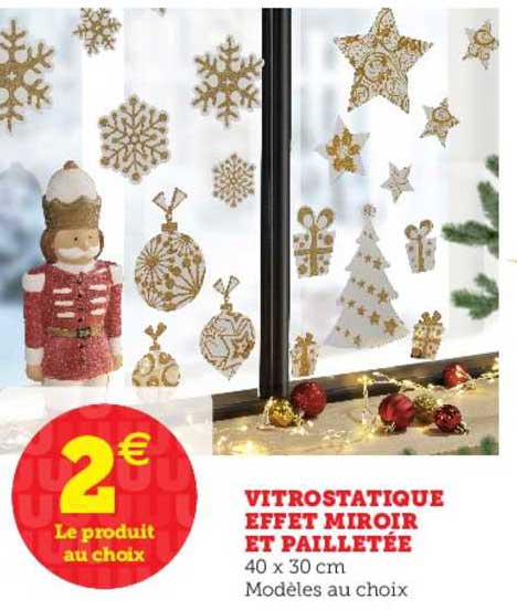 vitrostatique effet miroir et paillettée